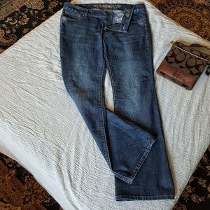 Express Stella Barely Boot Low Rise Jeans